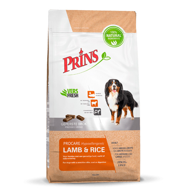 Prins hondenvoer ProCare Lamb & Rice <br>3 kg